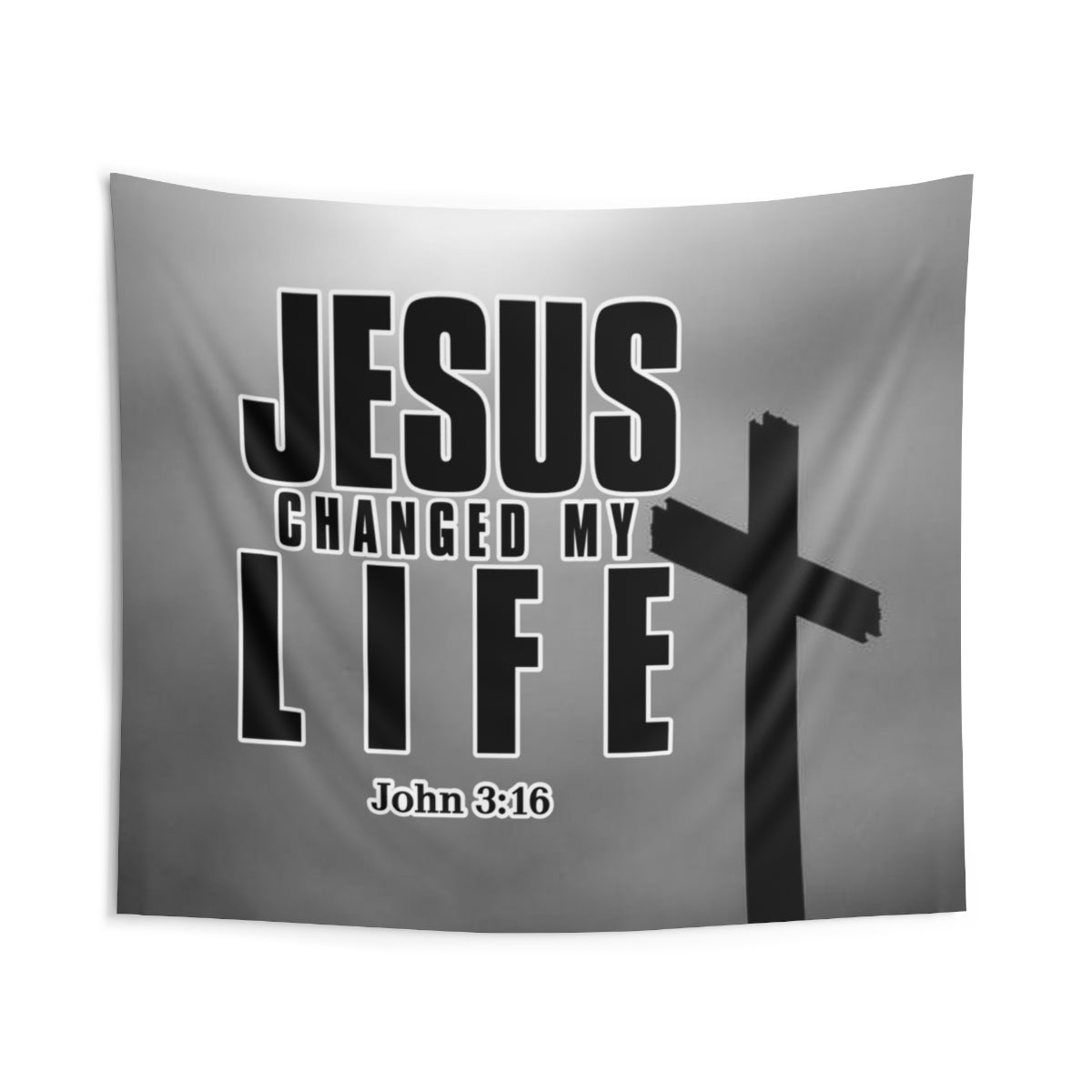 Jesus Changed My Life Wall Hanging Tapestry-Express Your Love Gifts