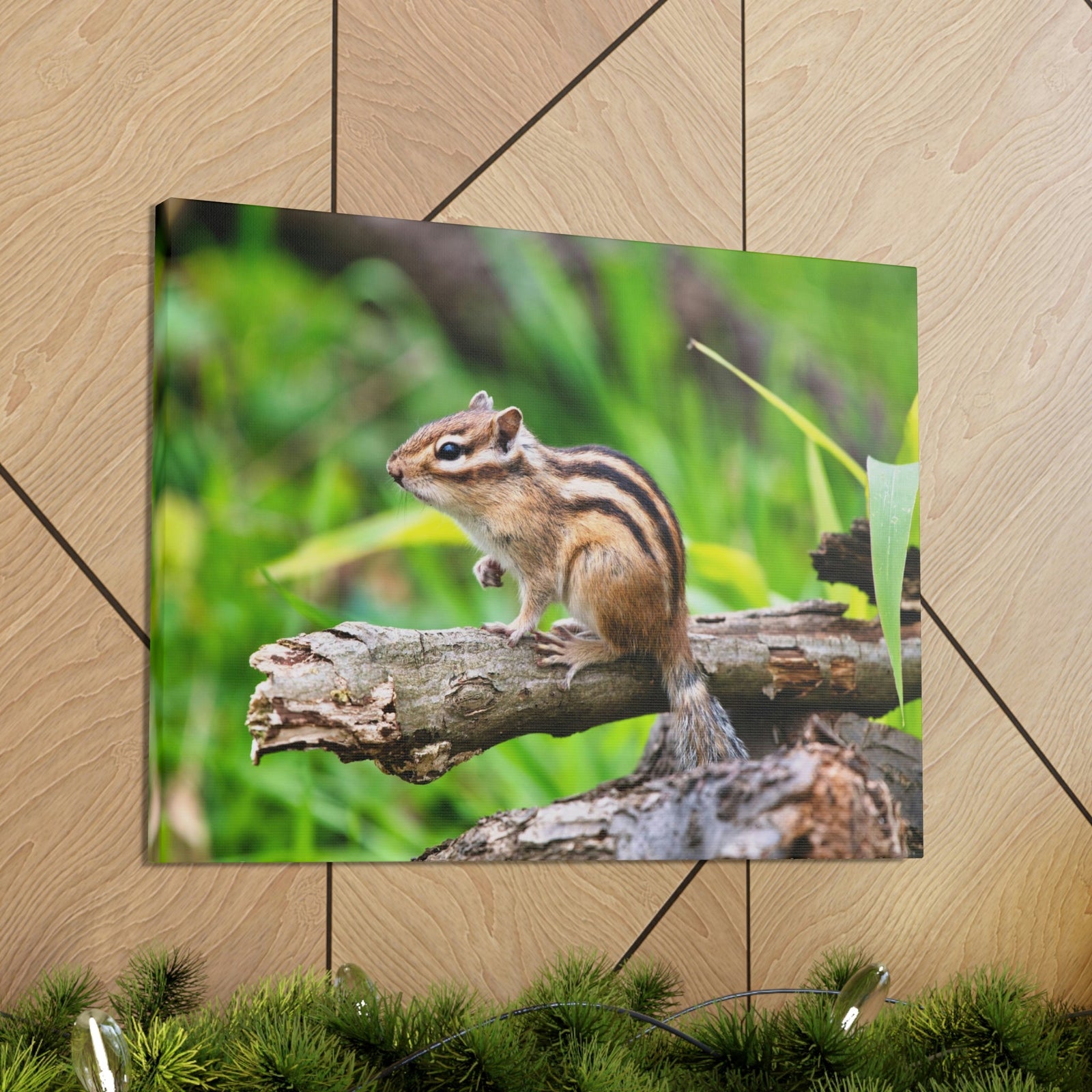 Scripture Walls Majestic Chipmunk Art Majestic Chipmunk Print Animal Wall Art Wildlife Canvas Prints Wall Art Ready to Hang Unframed-Express Your Love Gifts