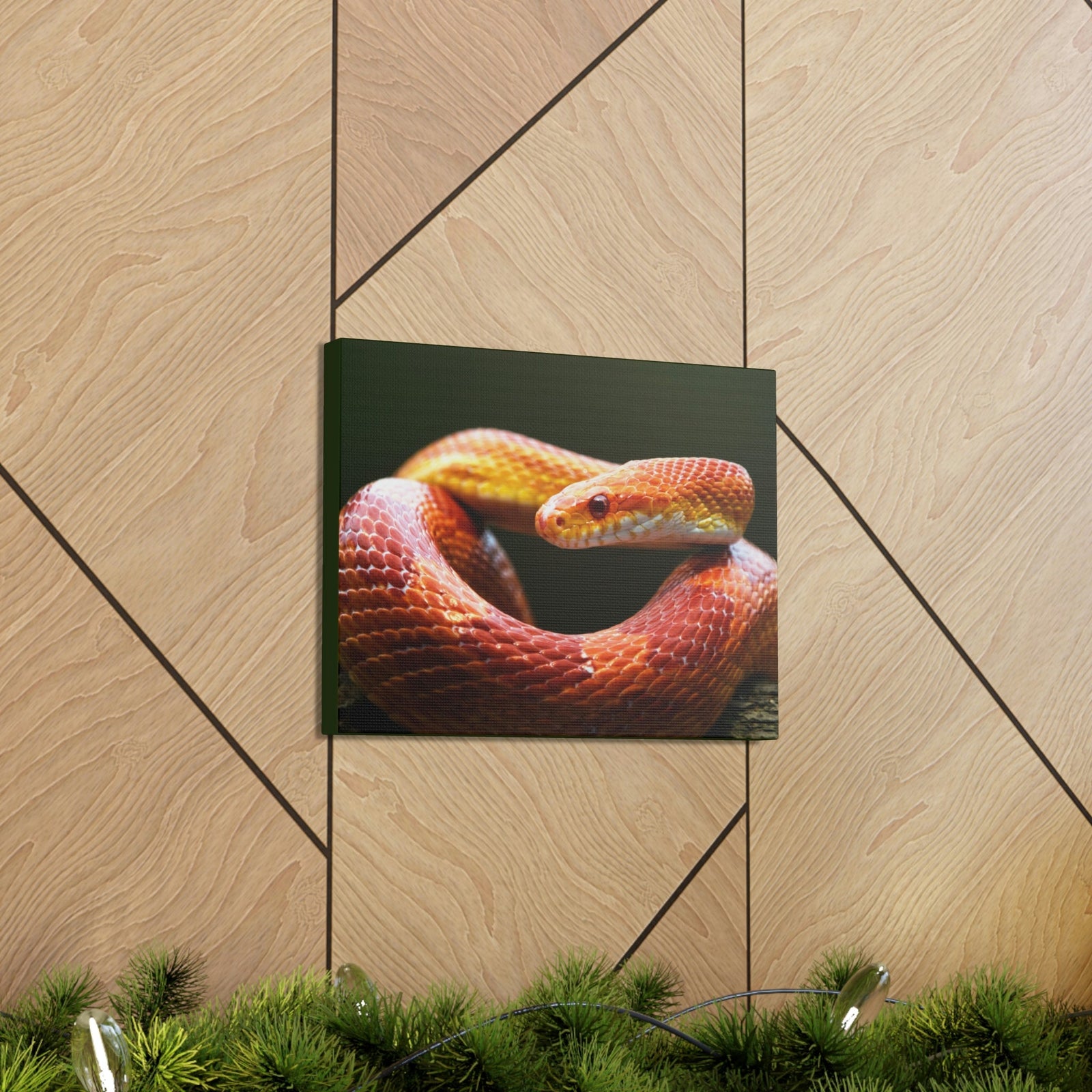 Scripture Walls Majestic Corn Snake Art Majestic Corn Snake Print Animal Wall Art Wildlife Canvas Prints Wall Art Ready to Hang Unframed-Express Your Love Gifts