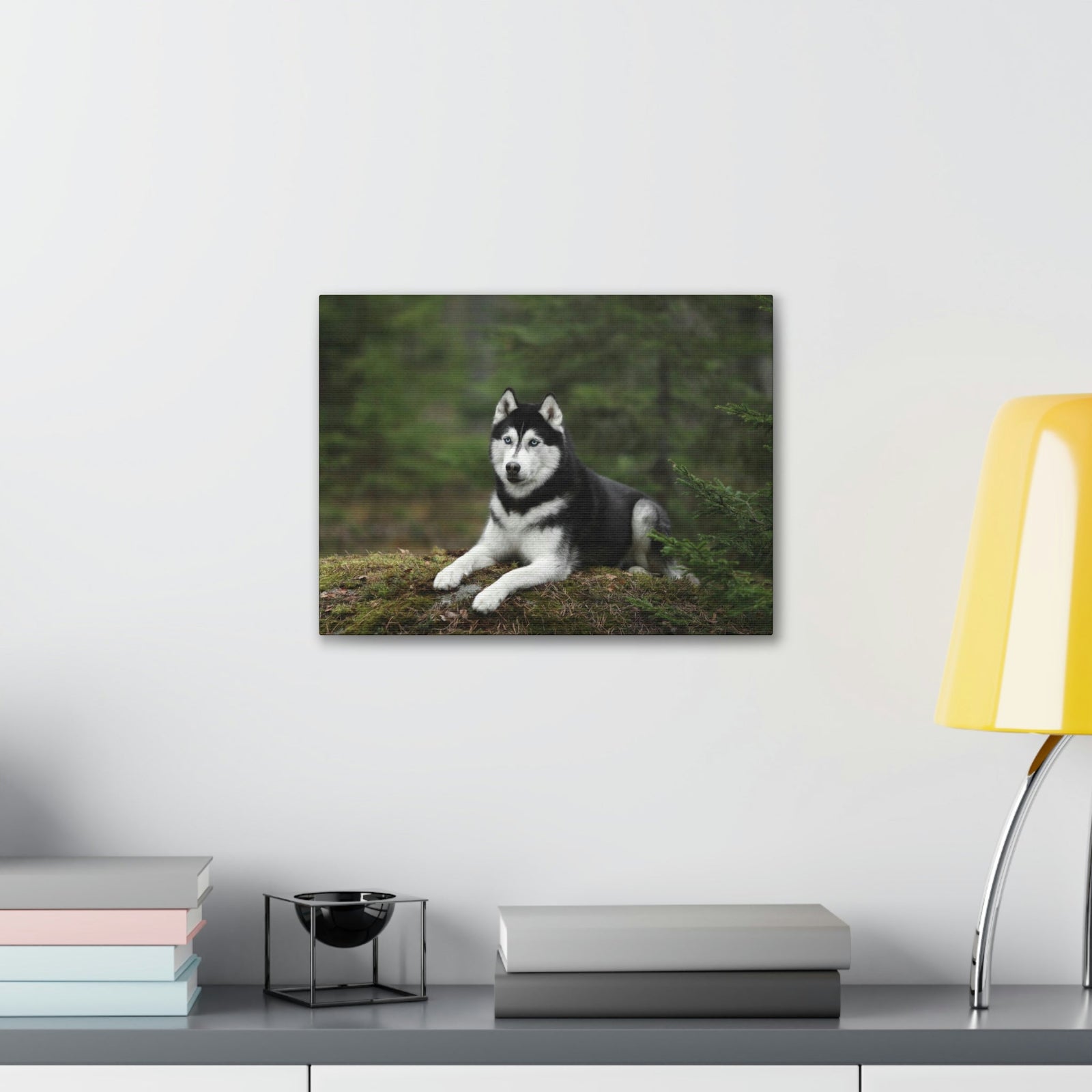 Scripture Walls Majestic Siberian Husky Art Majestic Siberian Husky Print Animal Wall Art Wildlife Canvas Prints Wall Art Ready to Hang Unframed-Express Your Love Gifts