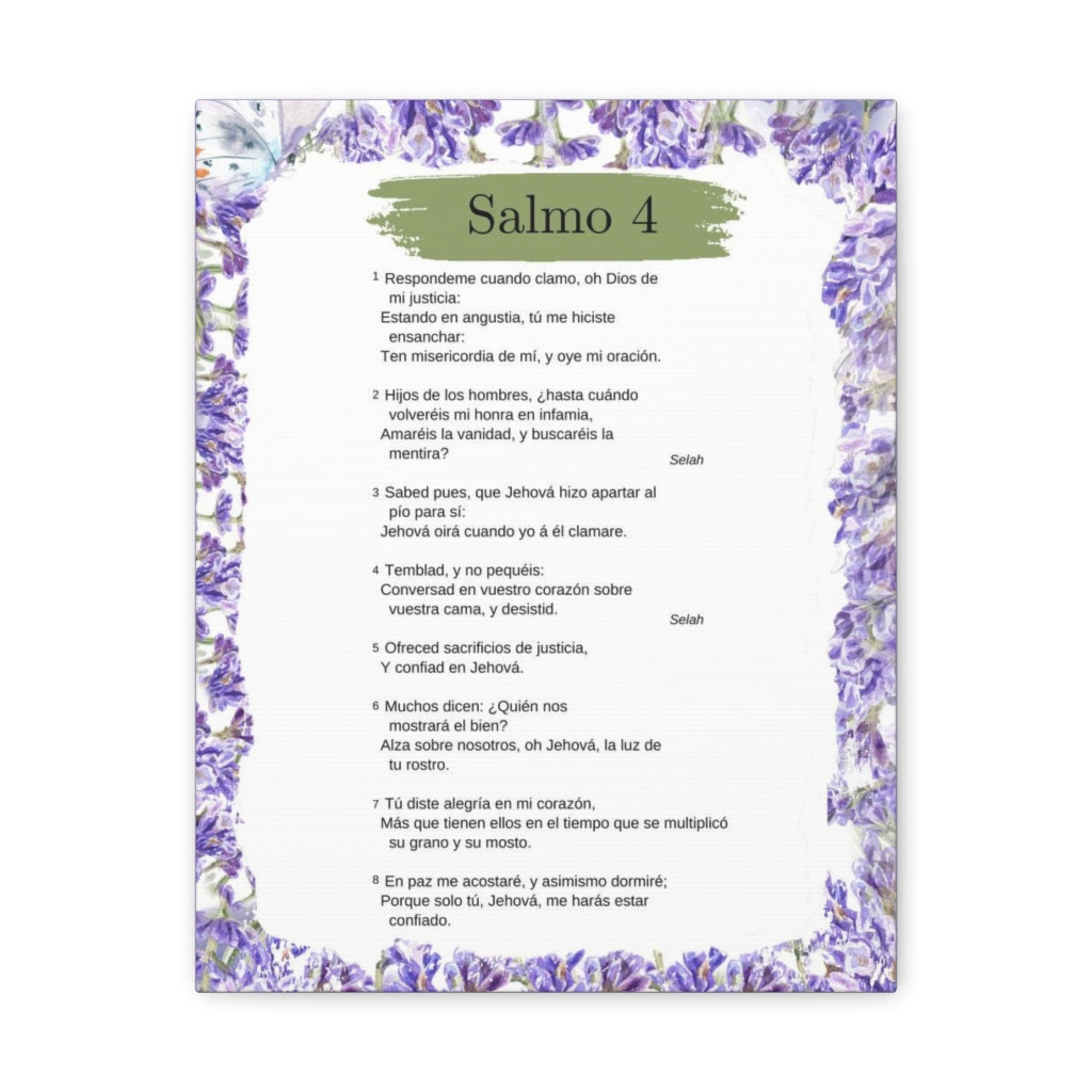 Salmo 4 Impresion De Arte Crist en la Pared Lista Para Colgar Unframed-Express Your Love Gifts