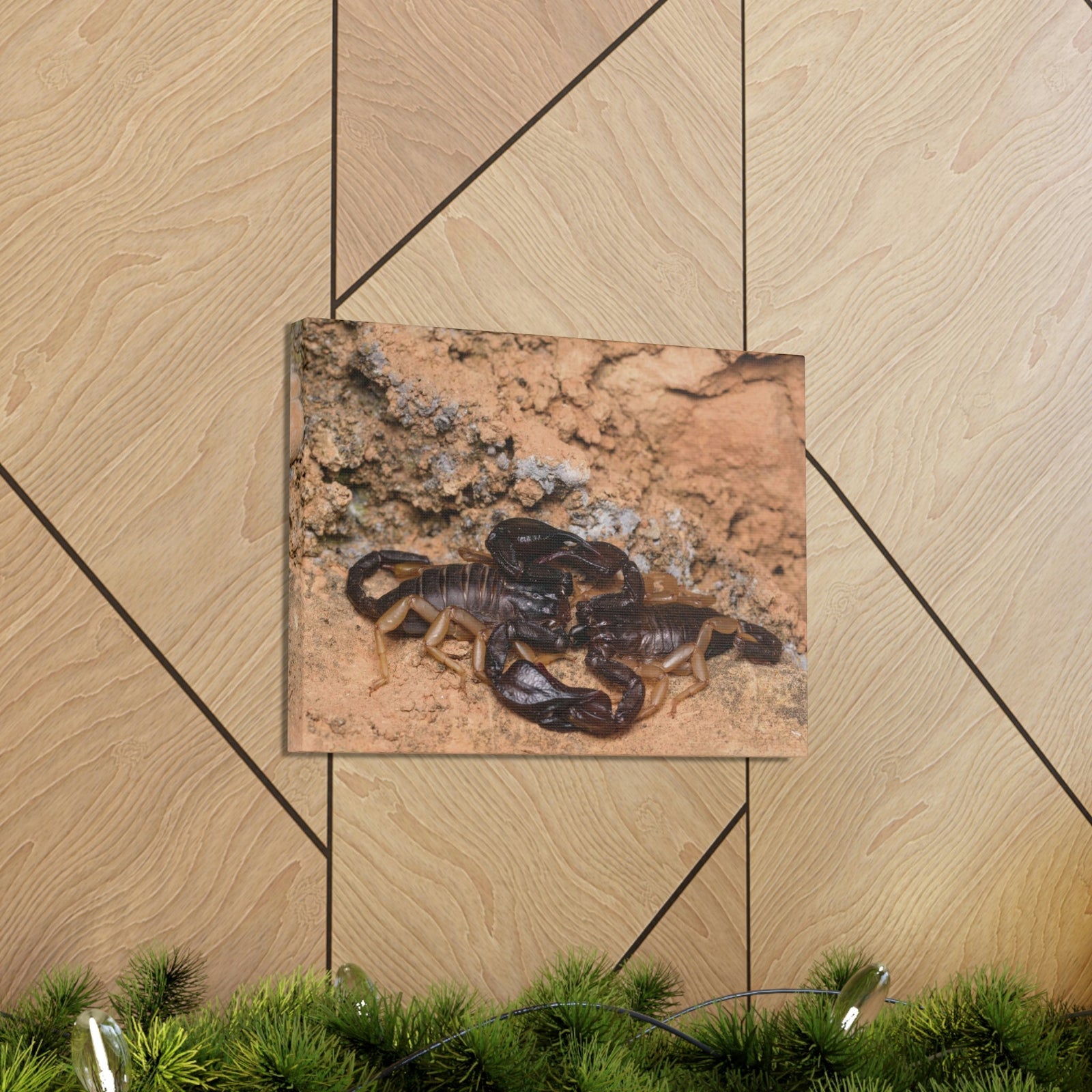 Scripture Walls Scorpion Couple Scorpion Couple Print Animal Wall Art Wildlife Canvas Prints Wall Art Ready to Hang Unframed-Express Your Love Gifts