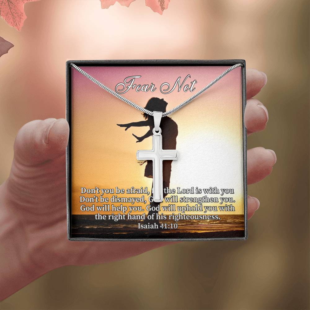 Scripture Card Don't You Be Afraid Isaiah 41:10 Let Not Your Heart Be Troubled Religious Gift-Express Your Love Gifts