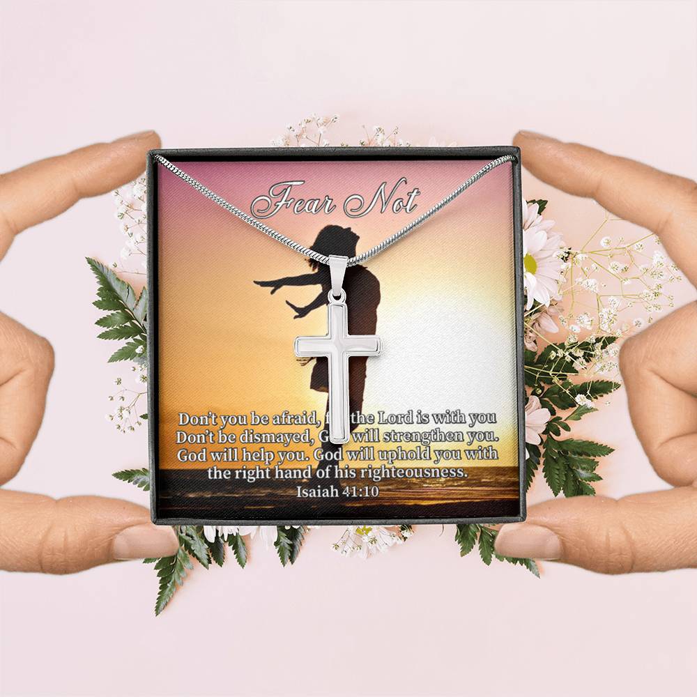 Scripture Card Don't You Be Afraid Isaiah 41:10 Let Not Your Heart Be Troubled Religious Gift-Express Your Love Gifts