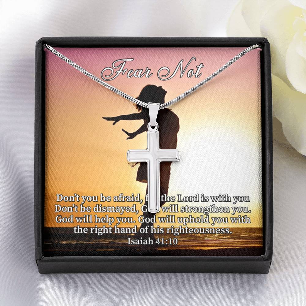 Scripture Card Don't You Be Afraid Isaiah 41:10 Let Not Your Heart Be Troubled Religious Gift-Express Your Love Gifts