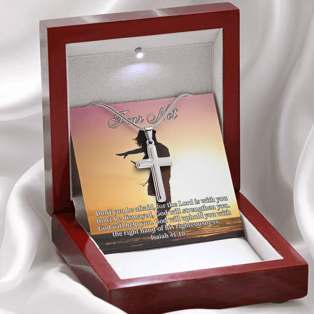 Scripture Card Don't You Be Afraid Isaiah 41:10 Let Not Your Heart Be Troubled Religious Gift-Express Your Love Gifts