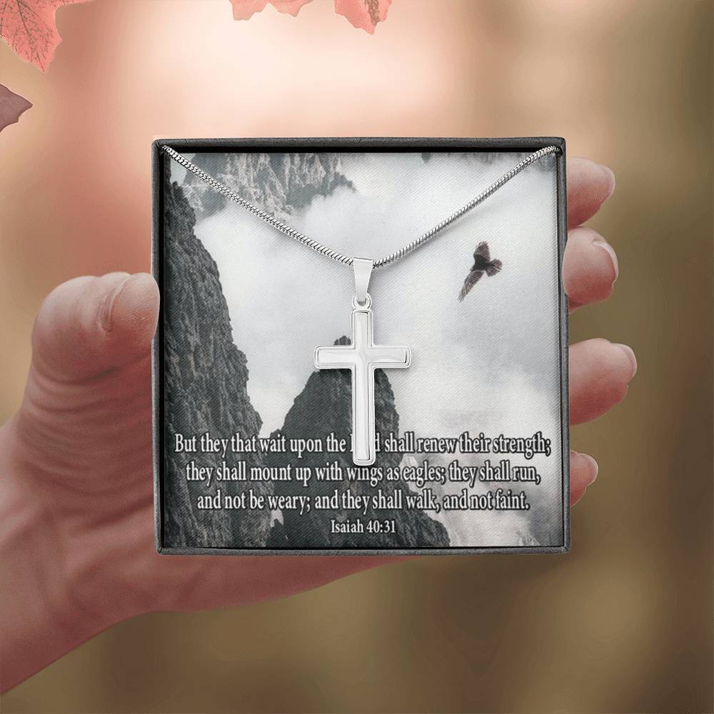 Scripture Card Isaiah 40:31 Let Not Your Heart Be Troubled Religious Gift-Express Your Love Gifts