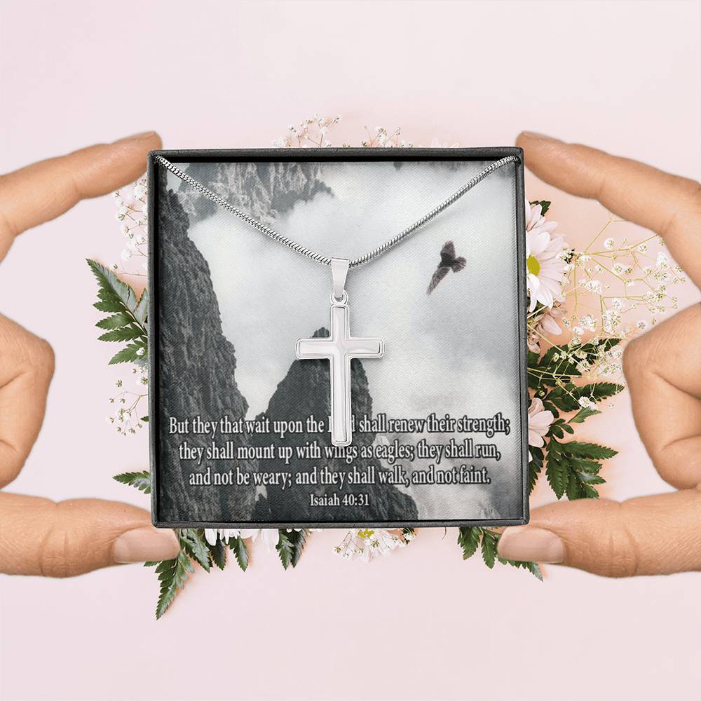 Scripture Card Isaiah 40:31 Let Not Your Heart Be Troubled Religious Gift-Express Your Love Gifts