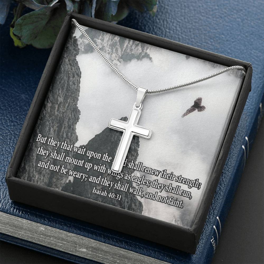 Scripture Card Isaiah 40:31 Let Not Your Heart Be Troubled Religious Gift-Express Your Love Gifts