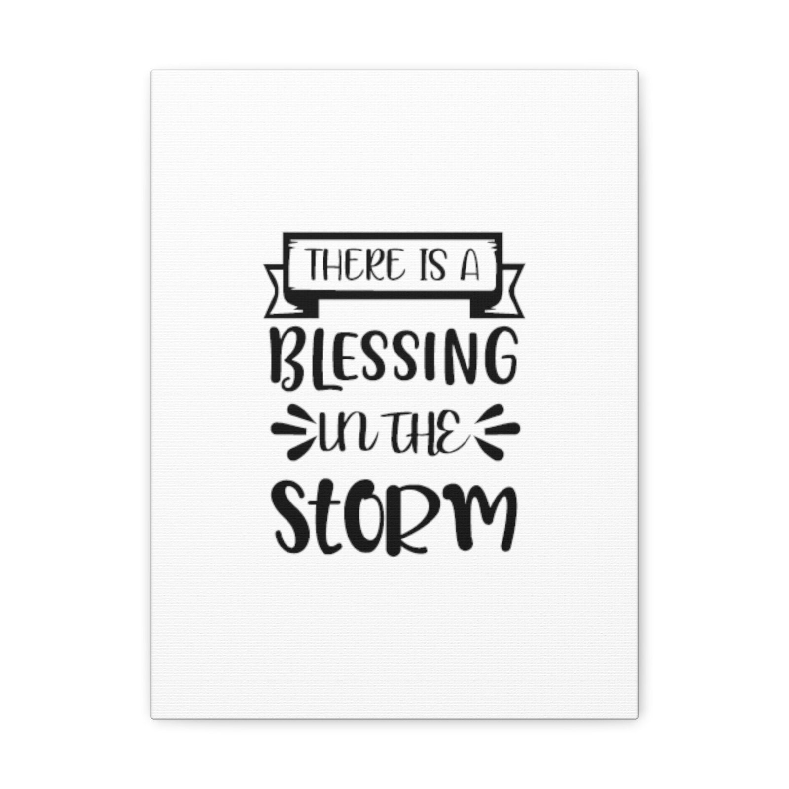 Scripture Walls A Blessing In The Storm Psalm 107:29 Christian Wall Art Bible Verse Print Ready to Hang Unframed-Express Your Love Gifts