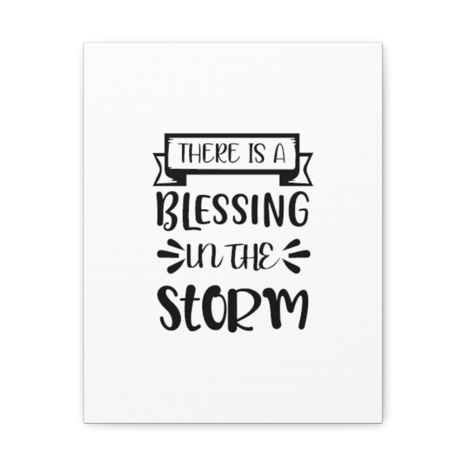 Scripture Walls A Blessing In The Storm Psalm 107:29 Christian Wall Art Bible Verse Print Ready to Hang Unframed-Express Your Love Gifts