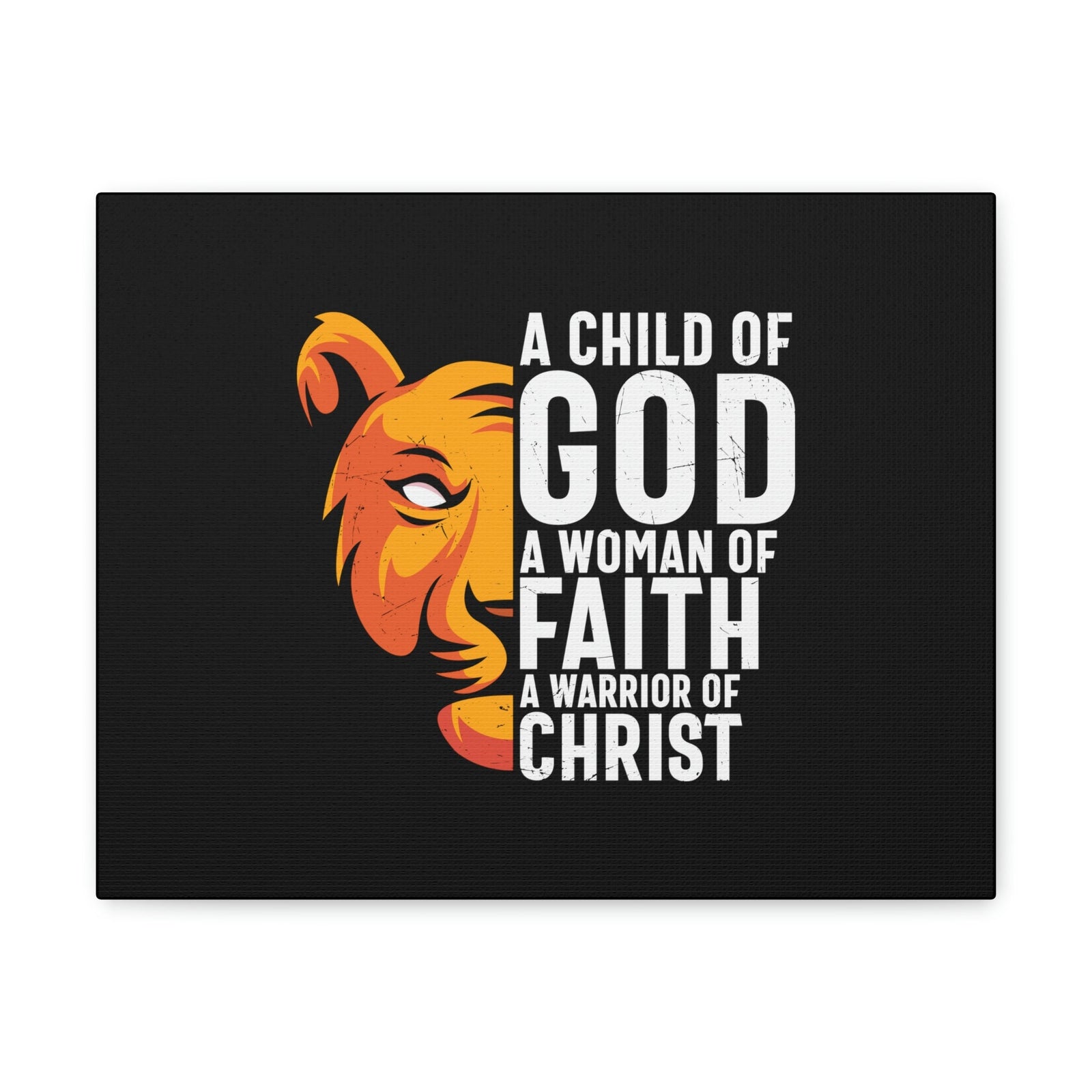 Scripture Walls A Child Of God 1 John 5:4 Lion Christian Wall Art Bible Verse Print Ready to Hang Unframed-Express Your Love Gifts