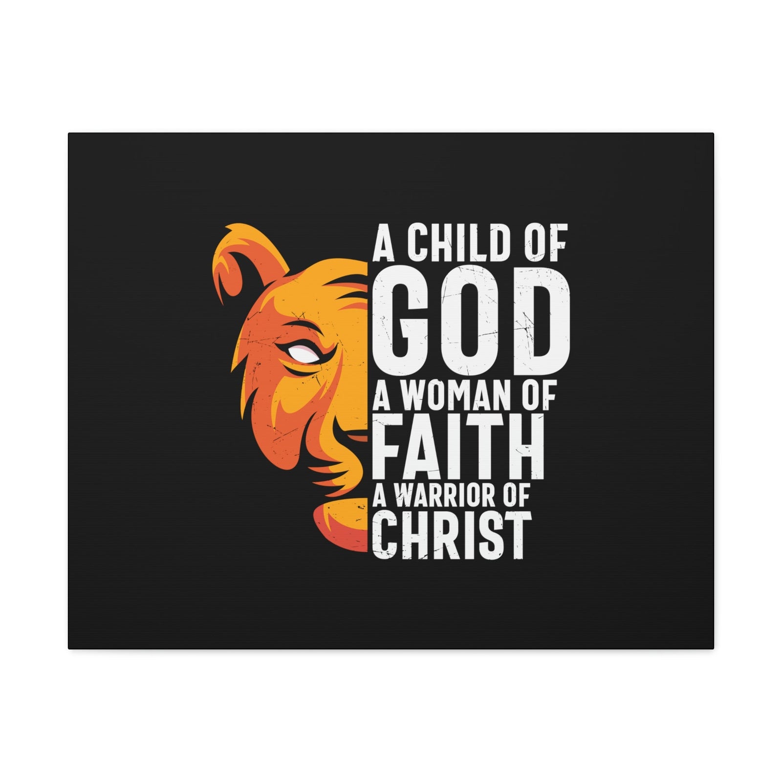 Scripture Walls A Child Of God 1 John 5:4 Lion Christian Wall Art Bible Verse Print Ready to Hang Unframed-Express Your Love Gifts