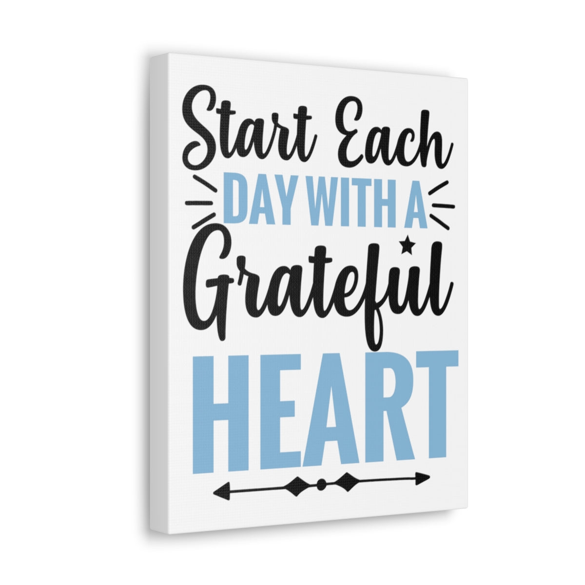 Scripture Walls A Grateful Heart Psalm 107:1 Christian Wall Art Print Ready to Hang Unframed-Express Your Love Gifts