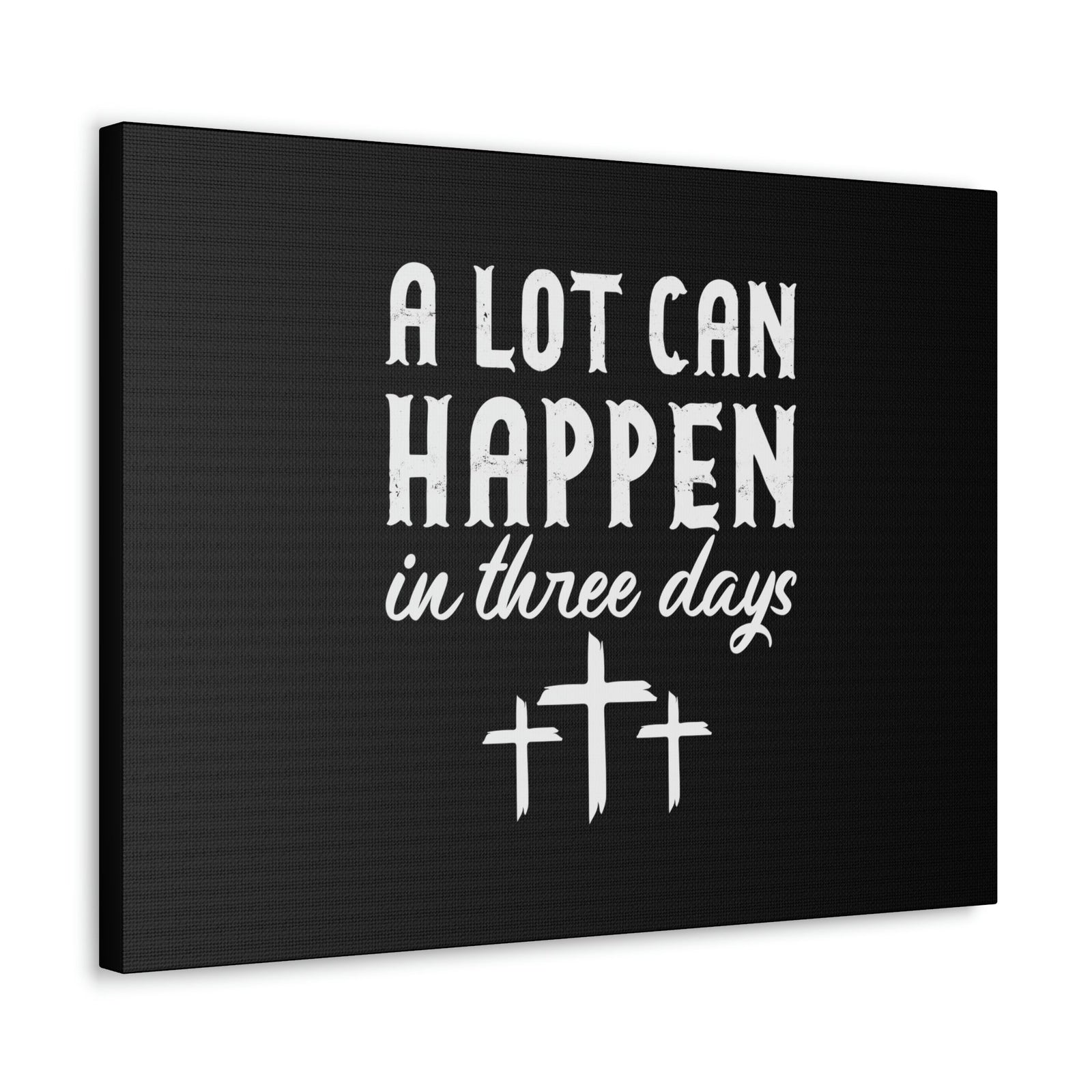 Scripture Walls A Lot Can Happen 2 Timothy 3:7 Cross Christian Wall Art Bible Verse Print Ready to Hang Unframed-Express Your Love Gifts