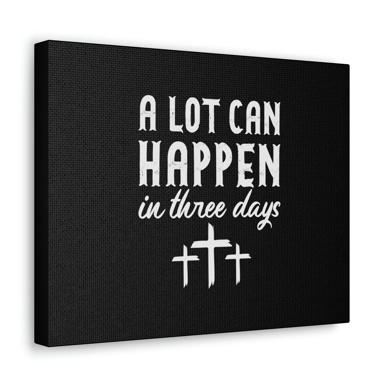 Scripture Walls A Lot Can Happen 2 Timothy 3:7 Cross Christian Wall Art Bible Verse Print Ready to Hang Unframed-Express Your Love Gifts