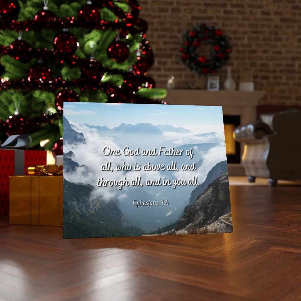 Scripture Walls Above All Ephesians 4:6 Bible Verse Canvas Christian Wall Art Ready to Hang Unframed-Express Your Love Gifts