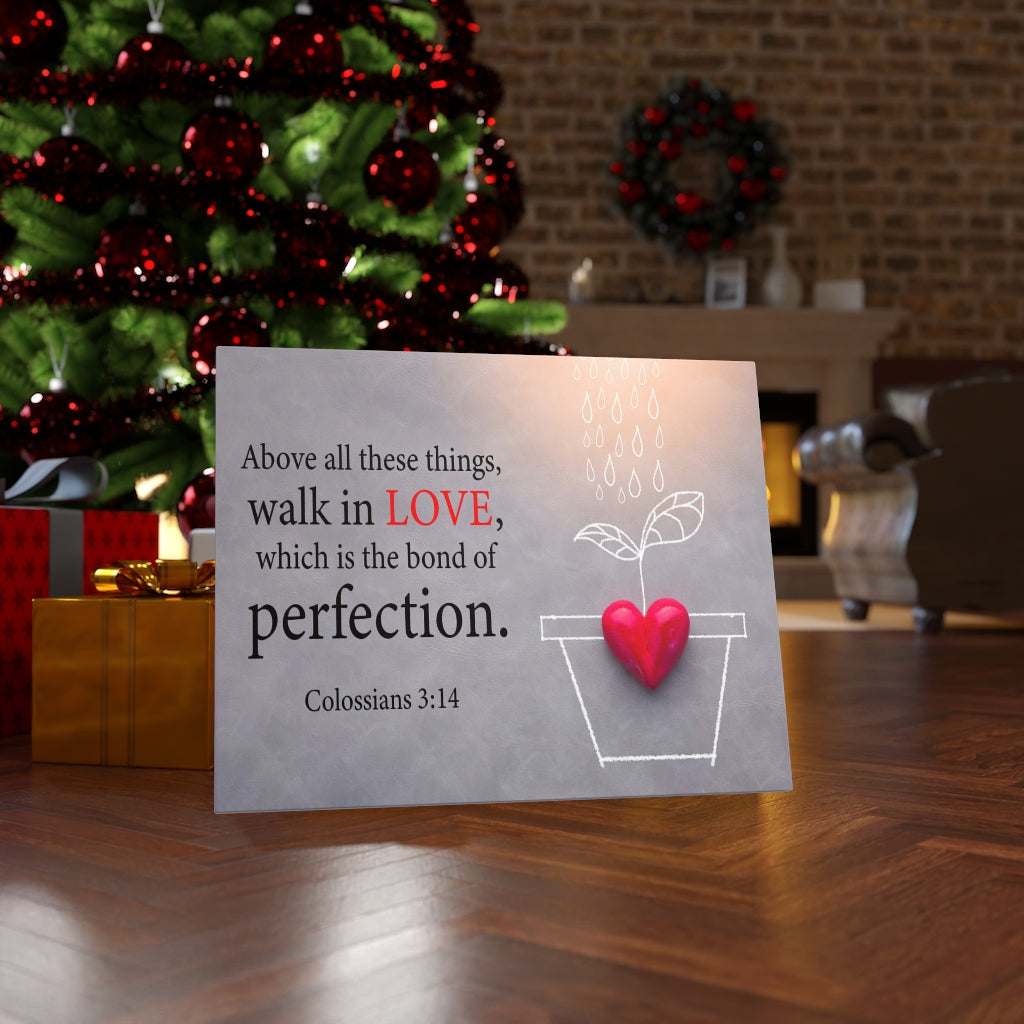 Scripture Walls Above All These Things Colossians 3:14 Wall Art Christian Home Decor Unframed-Express Your Love Gifts