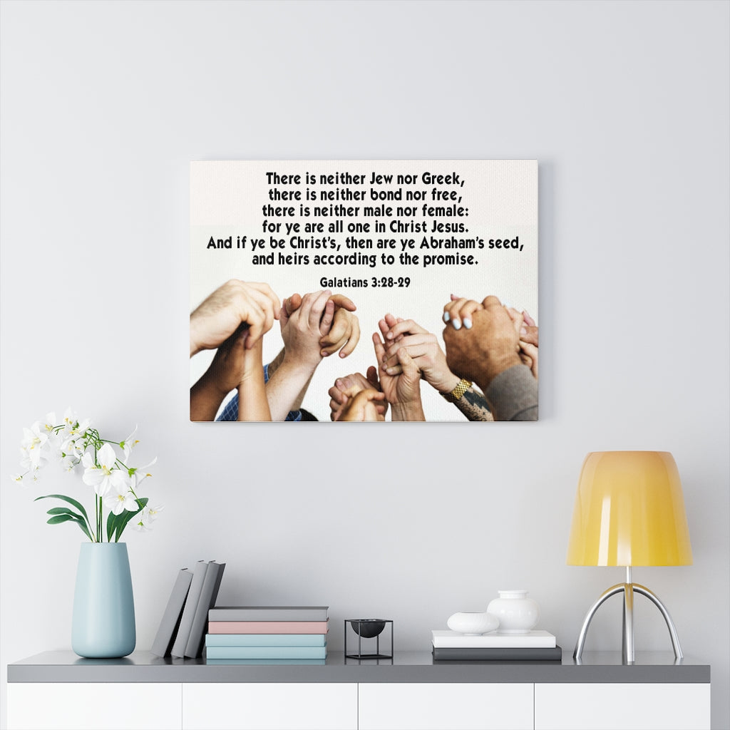Scripture Walls Abraham's Seed Galatians 3:28-29 Wall Art Christian Home Decor Unframed-Express Your Love Gifts