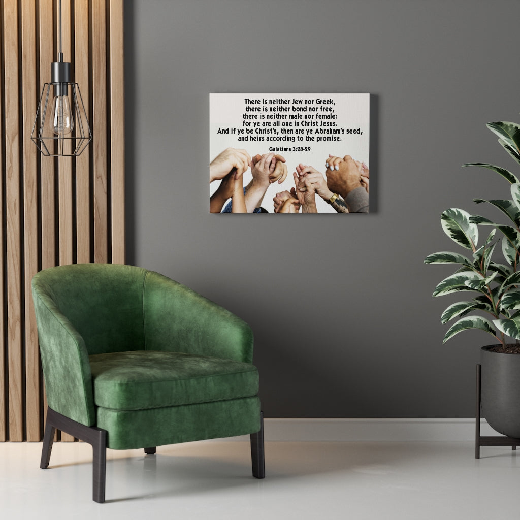 Scripture Walls Abraham's Seed Galatians 3:28-29 Wall Art Christian Home Decor Unframed-Express Your Love Gifts