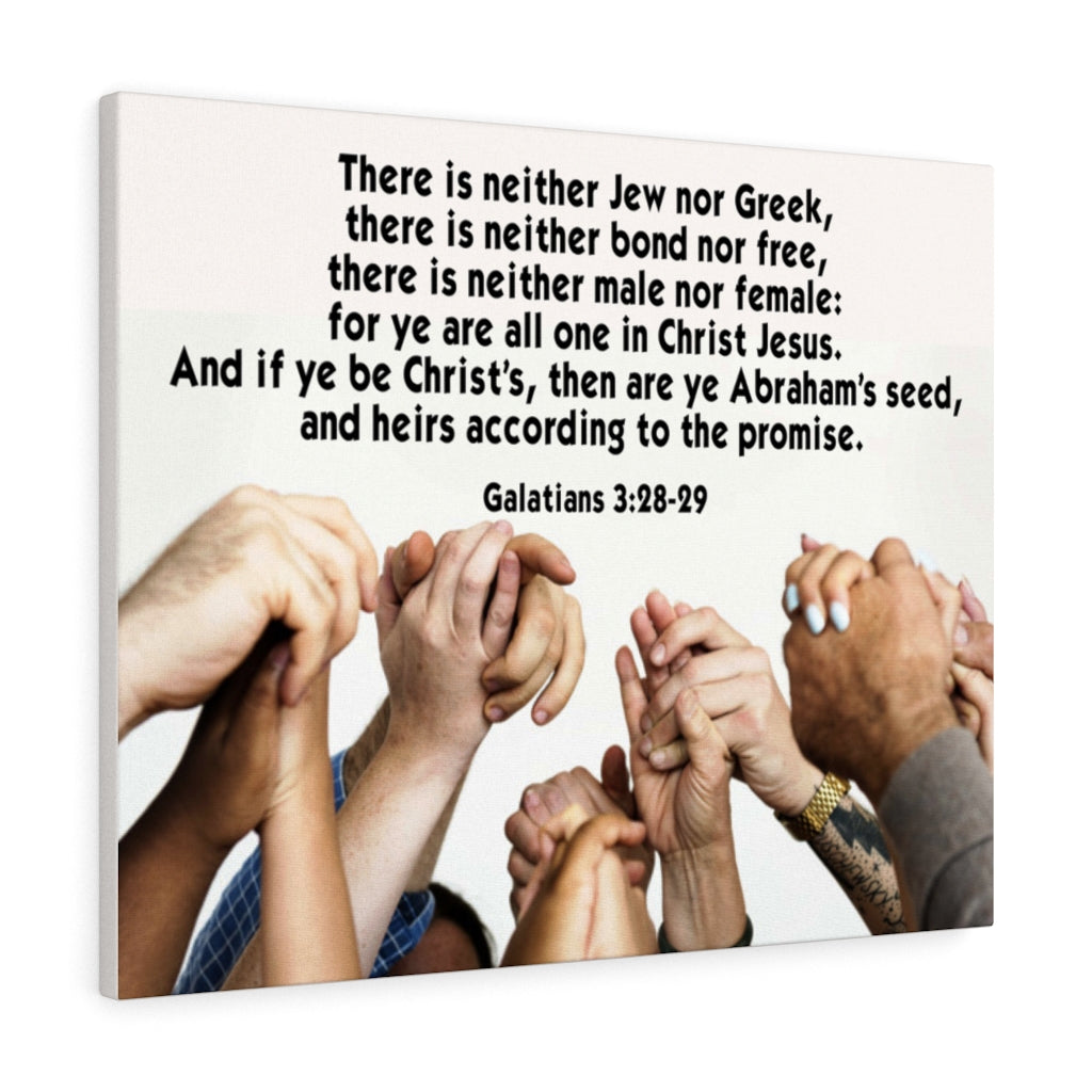 Scripture Walls Abraham's Seed Galatians 3:28-29 Wall Art Christian Home Decor Unframed-Express Your Love Gifts