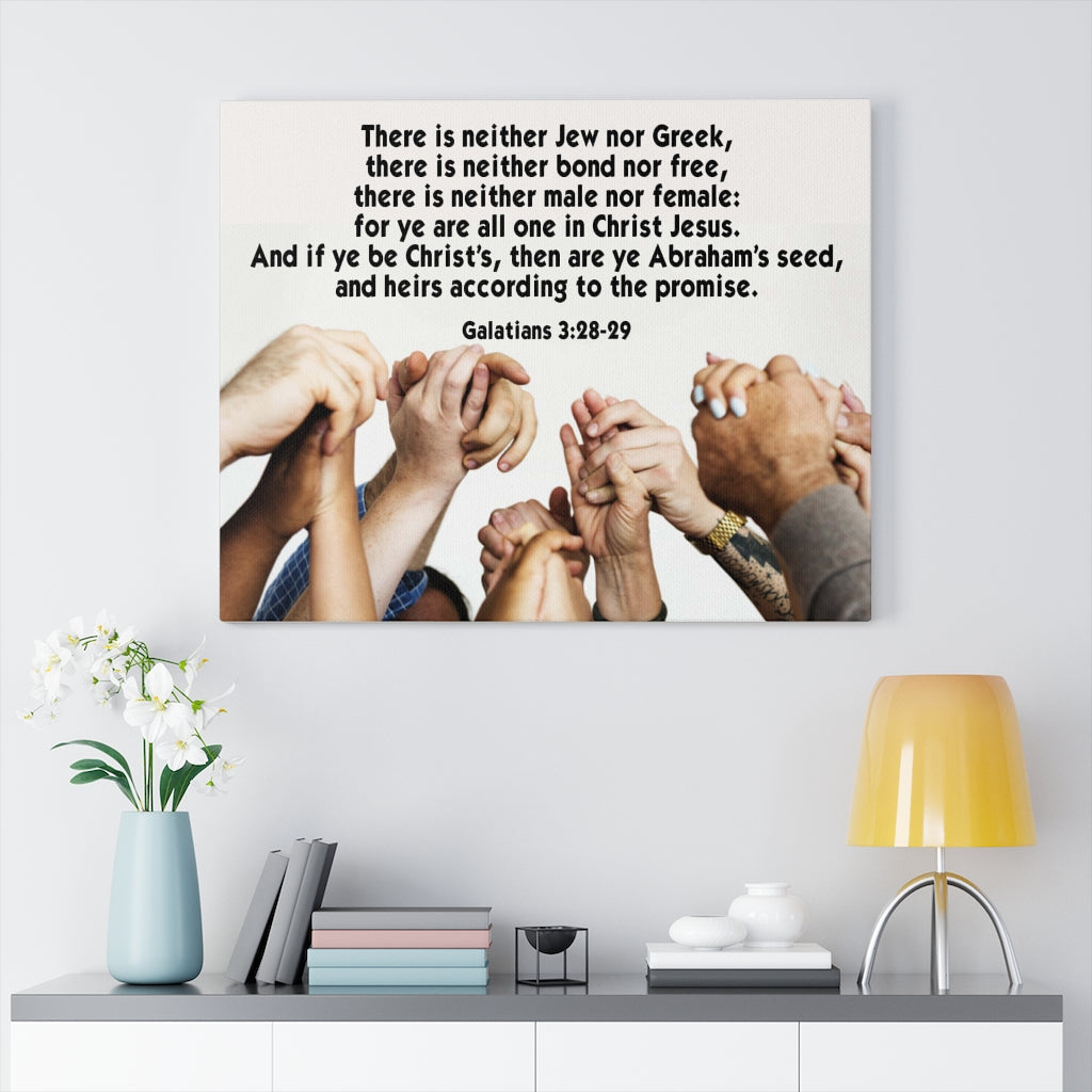 Scripture Walls Abraham's Seed Galatians 3:28-29 Wall Art Christian Home Decor Unframed-Express Your Love Gifts