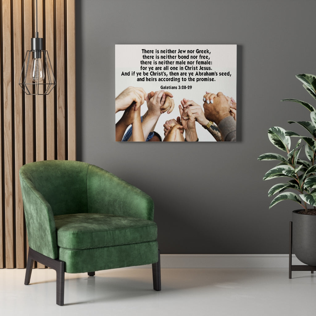 Scripture Walls Abraham's Seed Galatians 3:28-29 Wall Art Christian Home Decor Unframed-Express Your Love Gifts