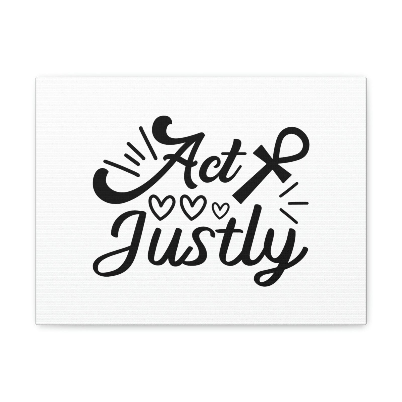 Scripture Walls Act Justly Isaiah 1:17 Christian Wall Art Bible Verse Print Ready to Hang Unframed-Express Your Love Gifts