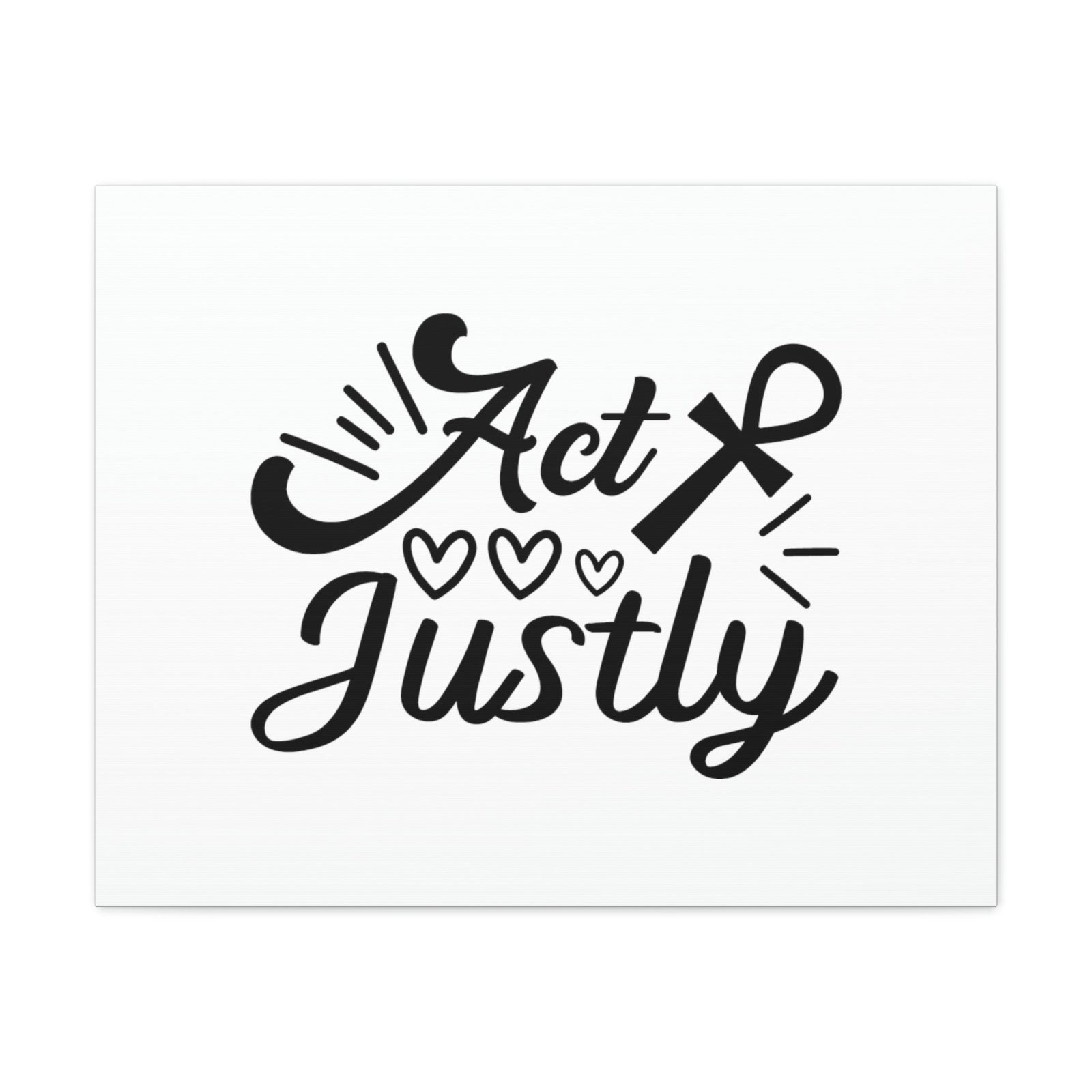 Scripture Walls Act Justly Isaiah 1:17 Christian Wall Art Bible Verse Print Ready to Hang Unframed-Express Your Love Gifts