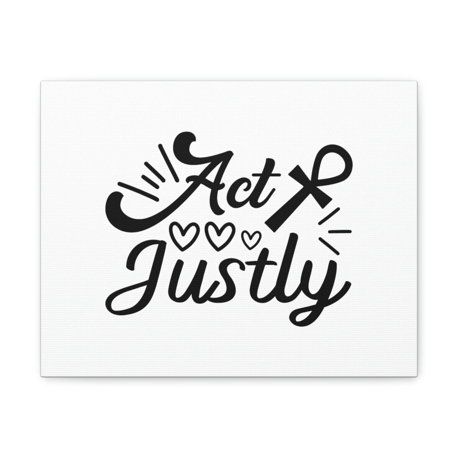 Scripture Walls Act Justly Isaiah 1:17 Christian Wall Art Bible Verse Print Ready to Hang Unframed-Express Your Love Gifts