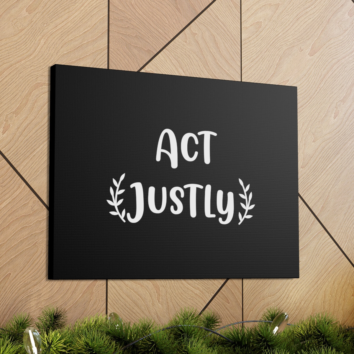 Scripture Walls Act Justly Micah 6:8 Christian Wall Art Bible Verse Print Ready to Hang Unframed-Express Your Love Gifts