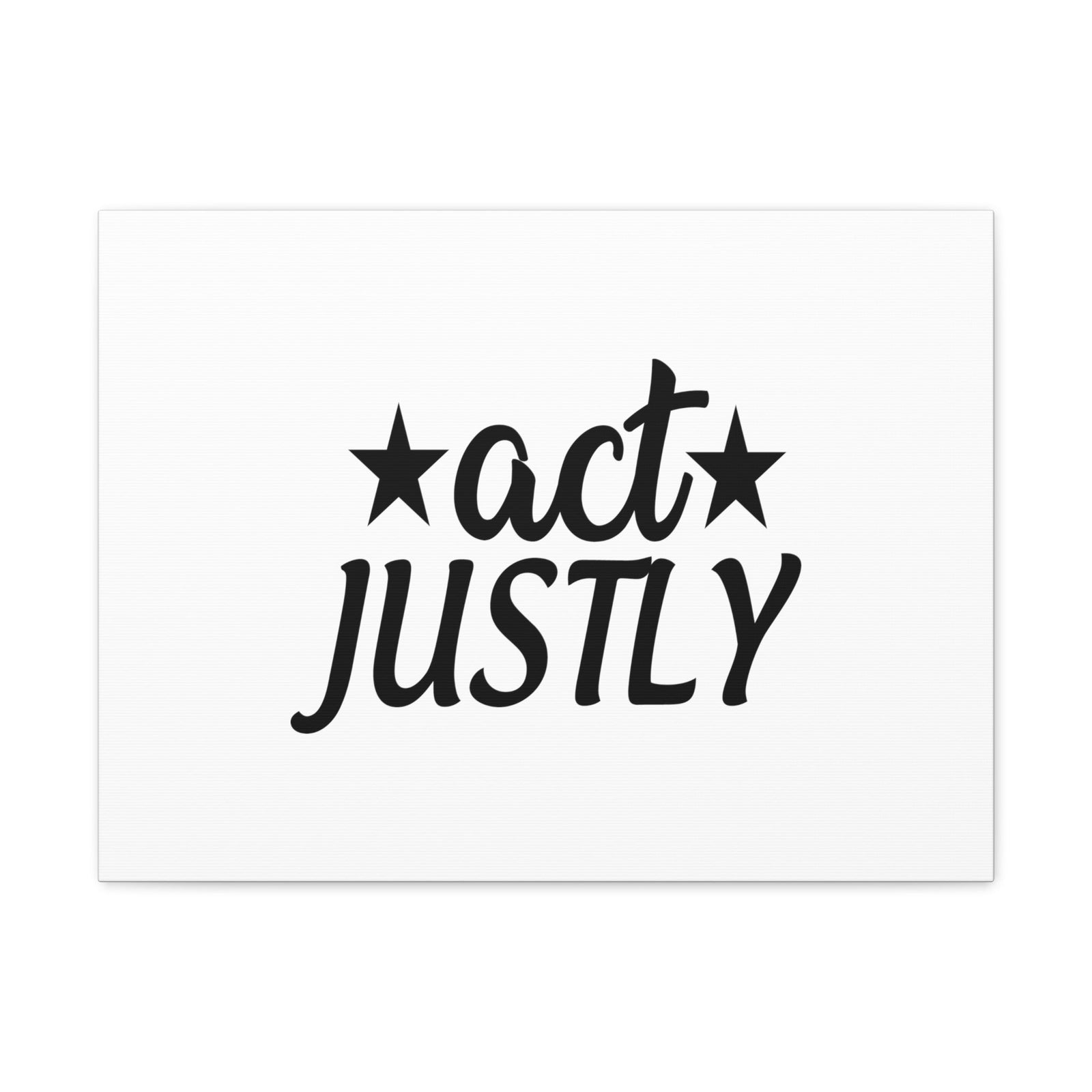 Scripture Walls Act Justly Micah 6:8 Star Christian Wall Art Bible Verse Print Ready to Hang Unframed-Express Your Love Gifts