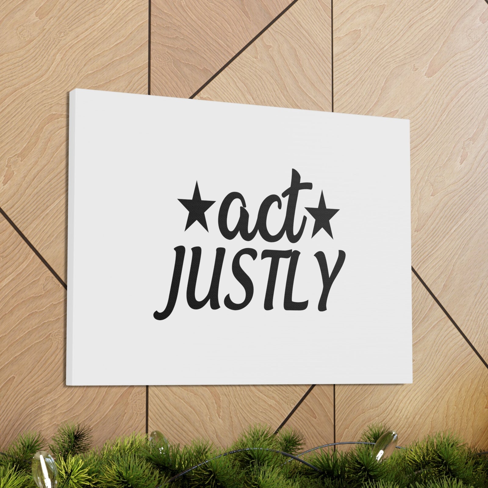 Scripture Walls Act Justly Micah 6:8 Star Christian Wall Art Bible Verse Print Ready to Hang Unframed-Express Your Love Gifts