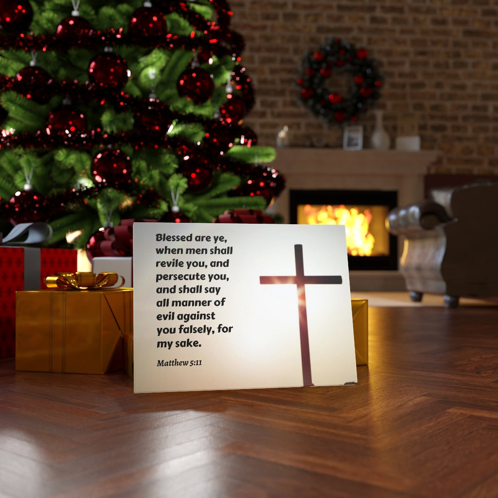 Scripture Walls All Manner Matthew 5:11 Bible Verse Canvas Christian Wall Art Ready to Hang Unframed-Express Your Love Gifts