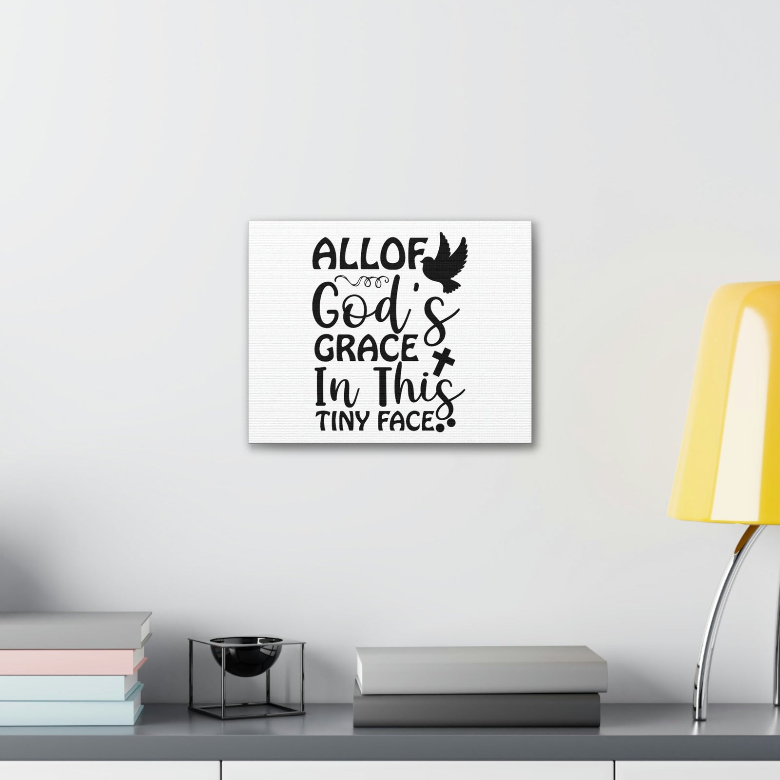 Scripture Walls All Of God's Grace Hebrews 4:16 Christian Wall Art Print Ready to Hang Unframed-Express Your Love Gifts