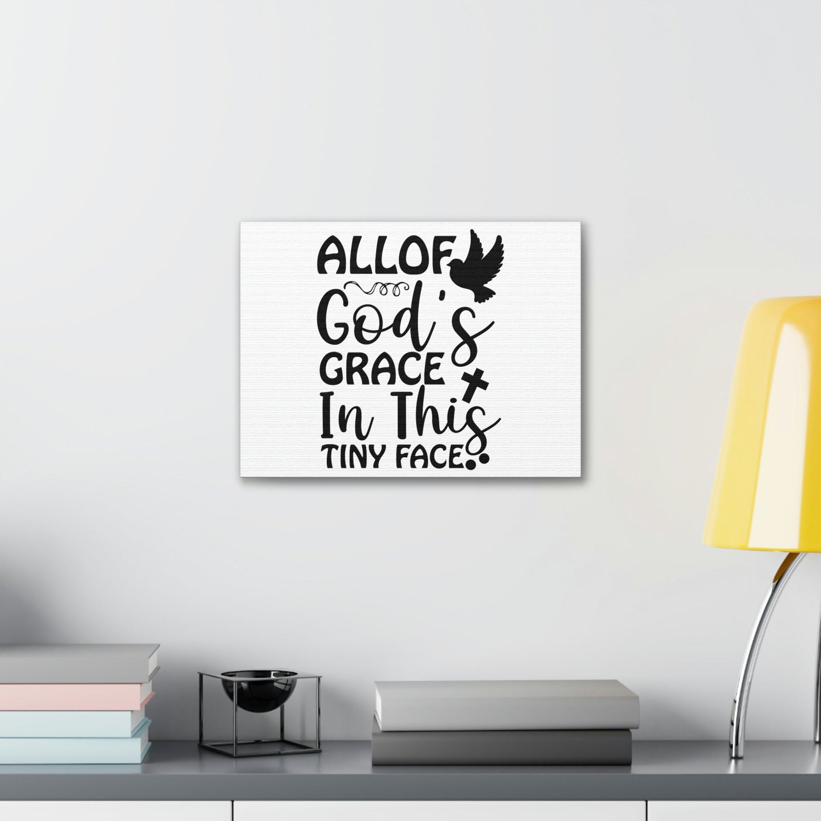 Scripture Walls All Of God's Grace Hebrews 4:16 Christian Wall Art Print Ready to Hang Unframed-Express Your Love Gifts