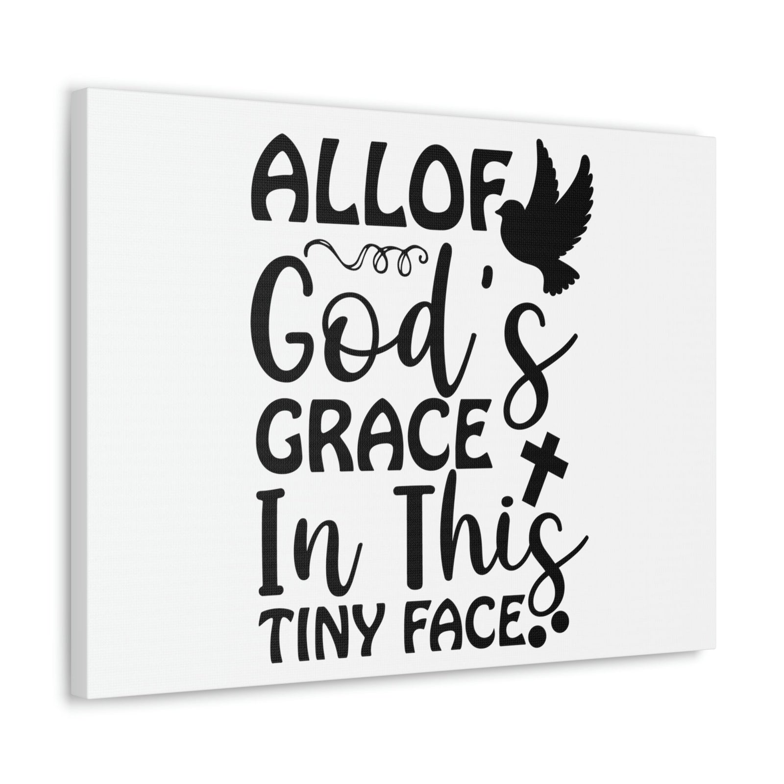 Scripture Walls All Of God's Grace Hebrews 4:16 Christian Wall Art Print Ready to Hang Unframed-Express Your Love Gifts