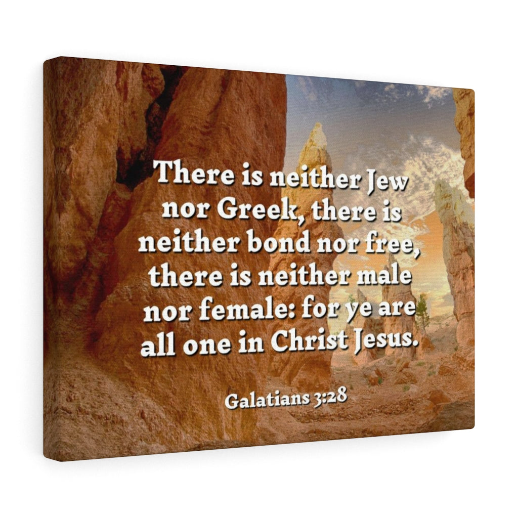 Scripture Walls All One Galatians 3:28 Bible Verse Canvas Christian Wall Art Ready to Hang Unframed-Express Your Love Gifts