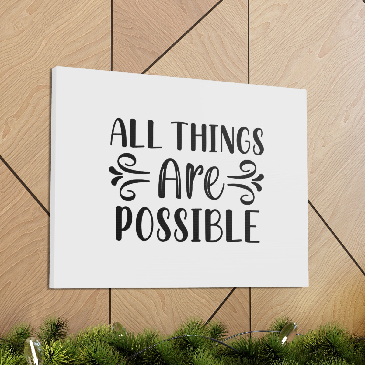 Scripture Walls All Things Are Possible Isaiah 41:10 Christian Wall Art Bible Verse Print Ready to Hang Unframed-Express Your Love Gifts