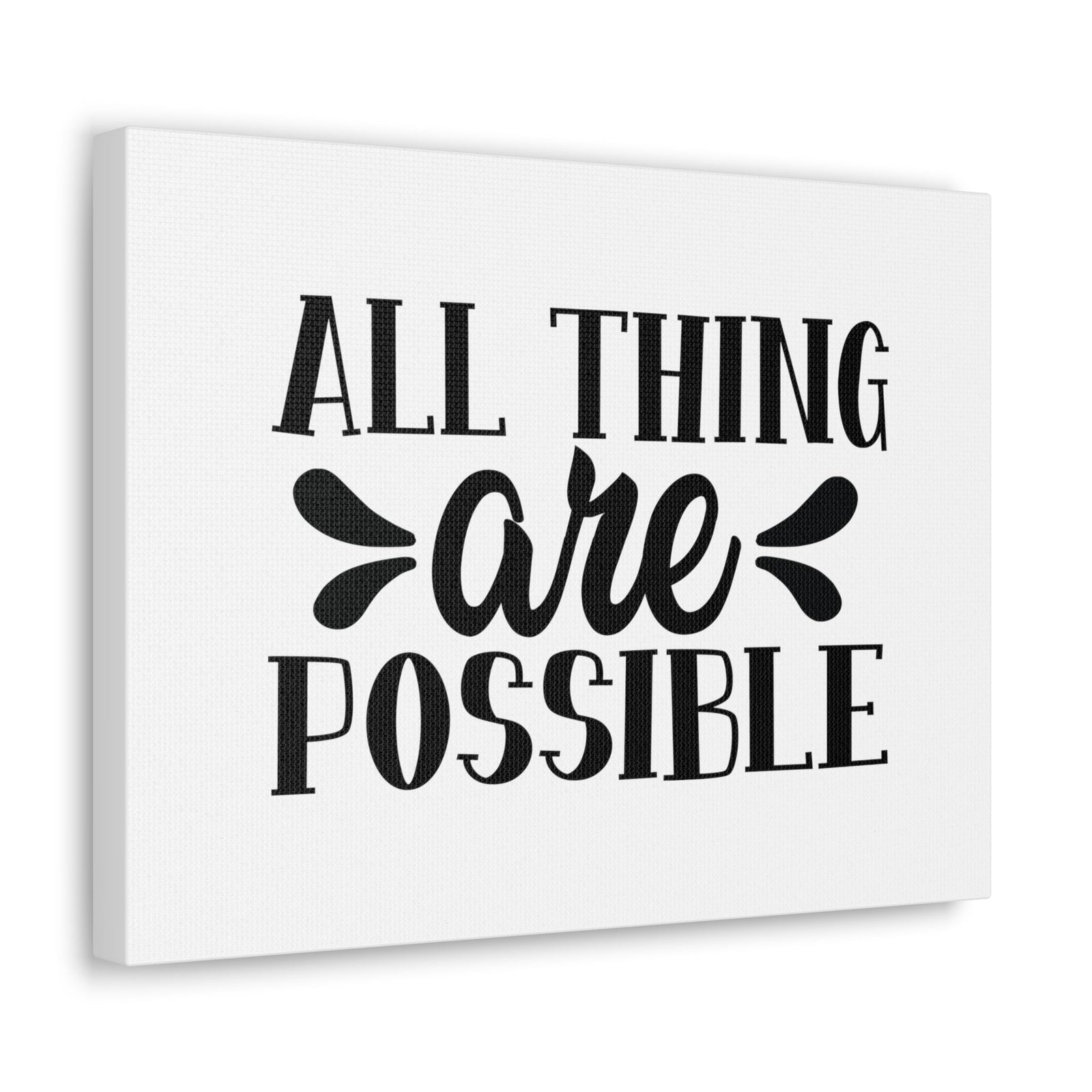 Scripture Walls All Things Are Possible Matthew 19:26 Christian Wall Art Bible Verse Print Ready to Hang Unframed-Express Your Love Gifts