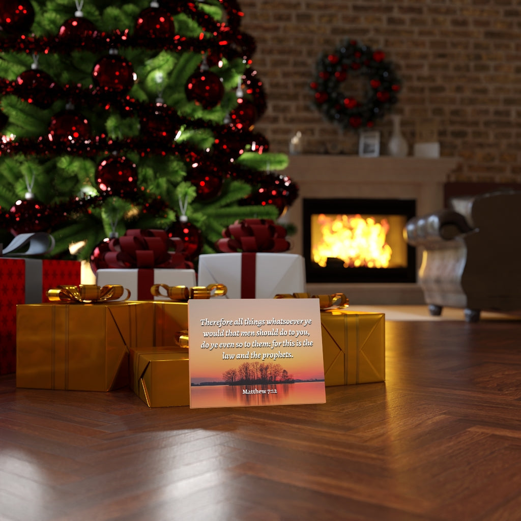 Scripture Walls All Things Matthew 7:12 Bible Verse Canvas Christian Wall Art Ready to Hang Unframed-Express Your Love Gifts