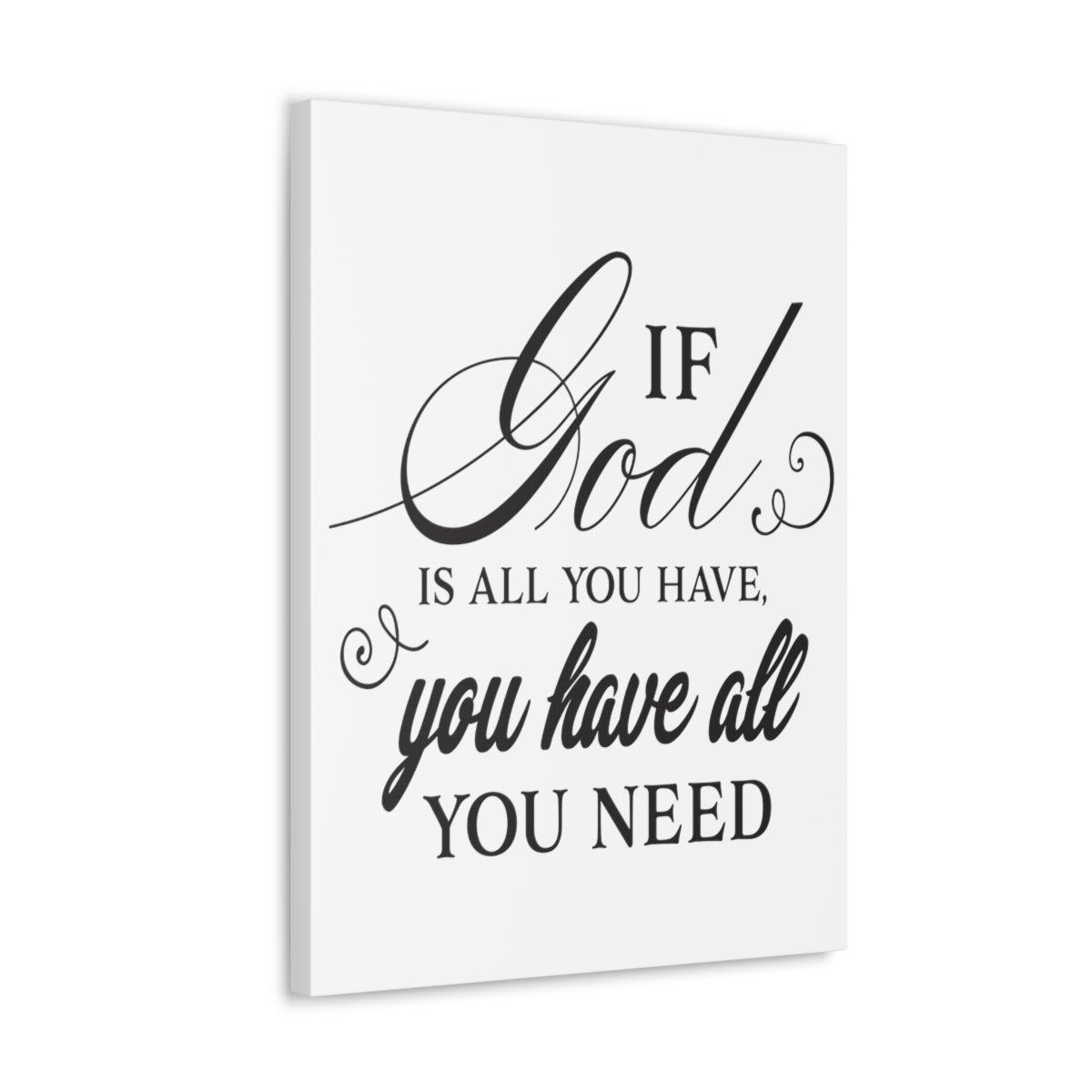 Scripture Walls All You Need Philippians 4:19 Christian Wall Art Print Ready to Hang Unframed-Express Your Love Gifts