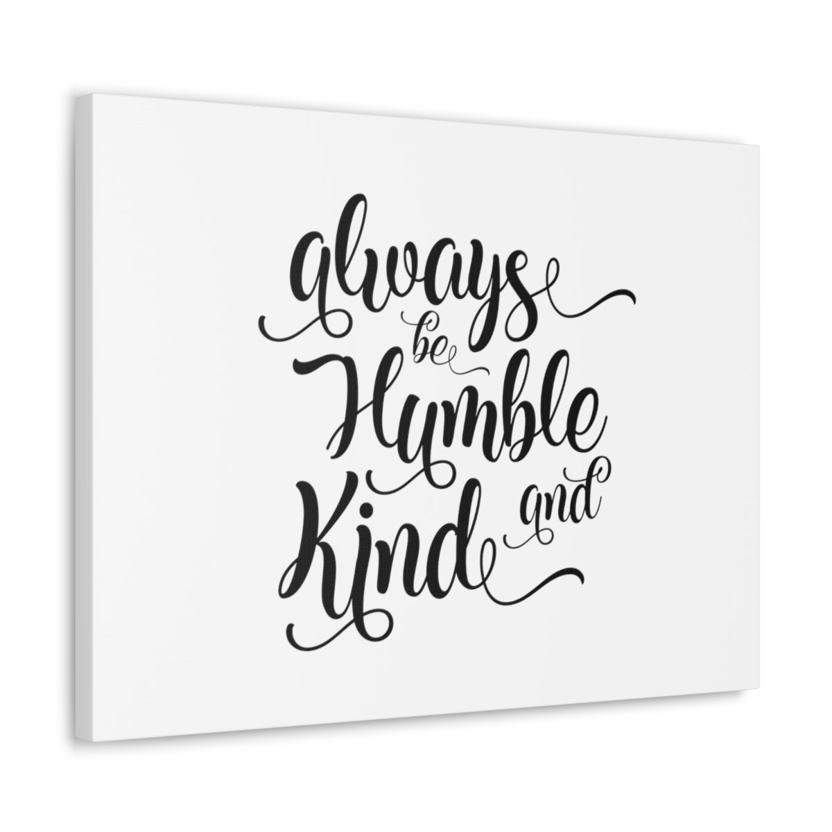 Scripture Walls Always Be Humble 1 Corinthians 13:4 Christian Wall Art Bible Verse Print Ready to Hang Unframed-Express Your Love Gifts