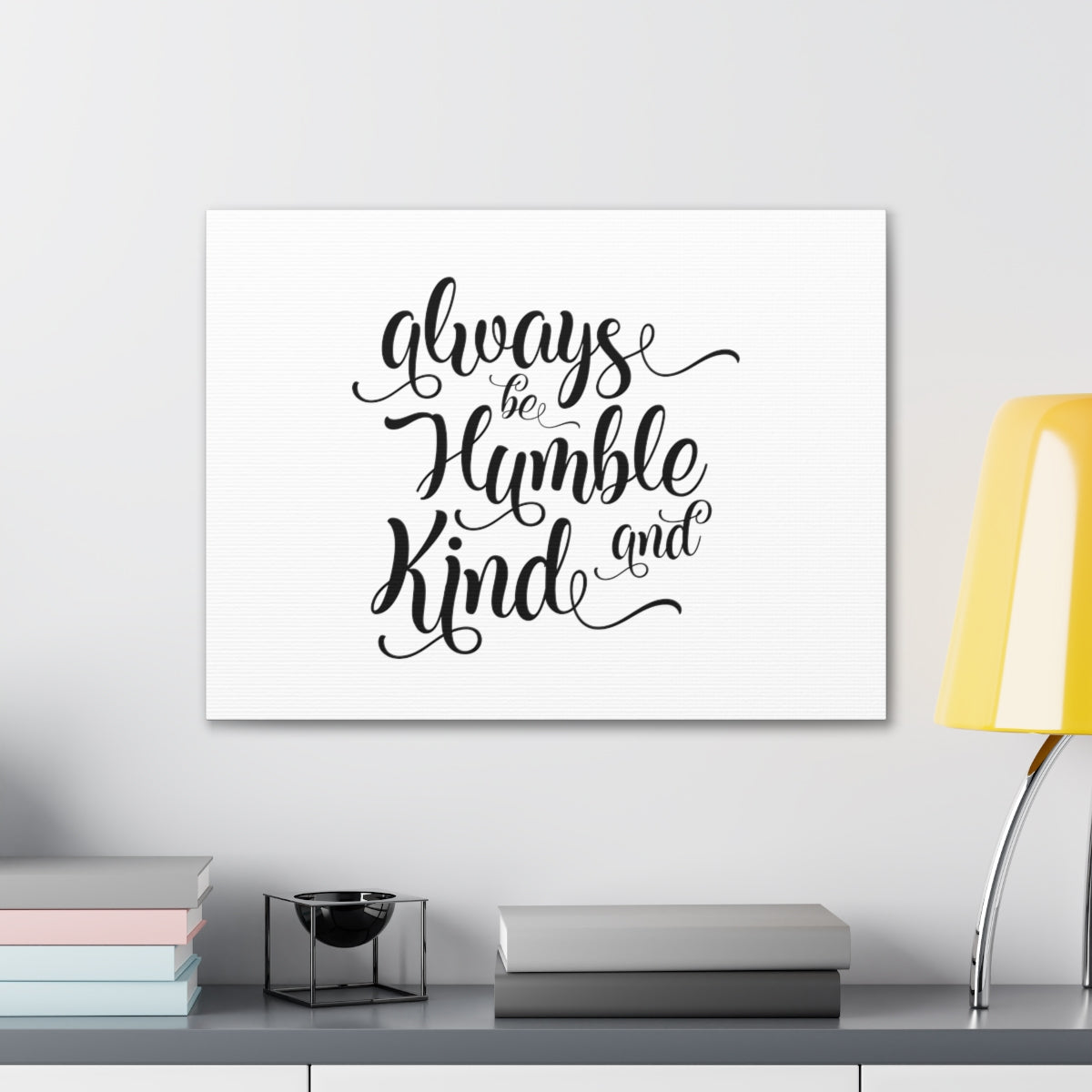 Scripture Walls Always Be Humble 1 Corinthians 13:4 Christian Wall Art Bible Verse Print Ready to Hang Unframed-Express Your Love Gifts