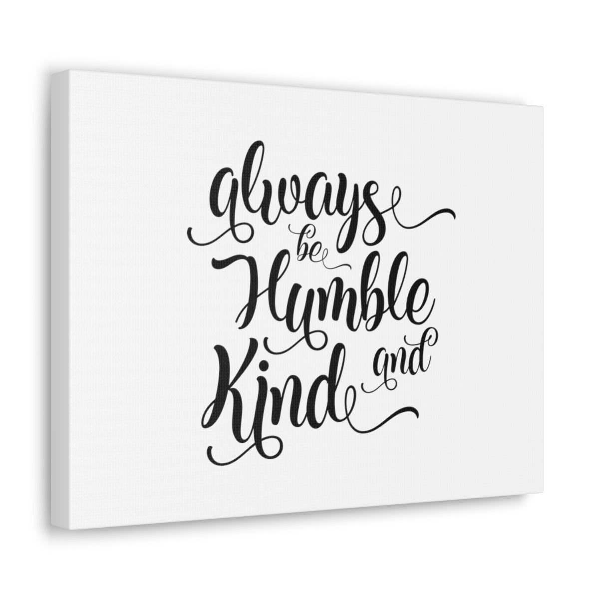 Scripture Walls Always Be Humble 1 Corinthians 13:4 Christian Wall Art Bible Verse Print Ready to Hang Unframed-Express Your Love Gifts