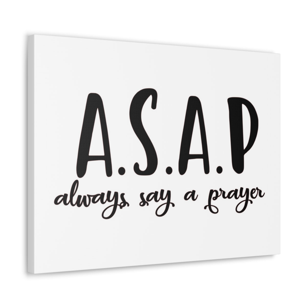 Scripture Walls Always Say A Pray Ephesians 6:18 Christian Wall Art Print Ready to Hang Unframed-Express Your Love Gifts