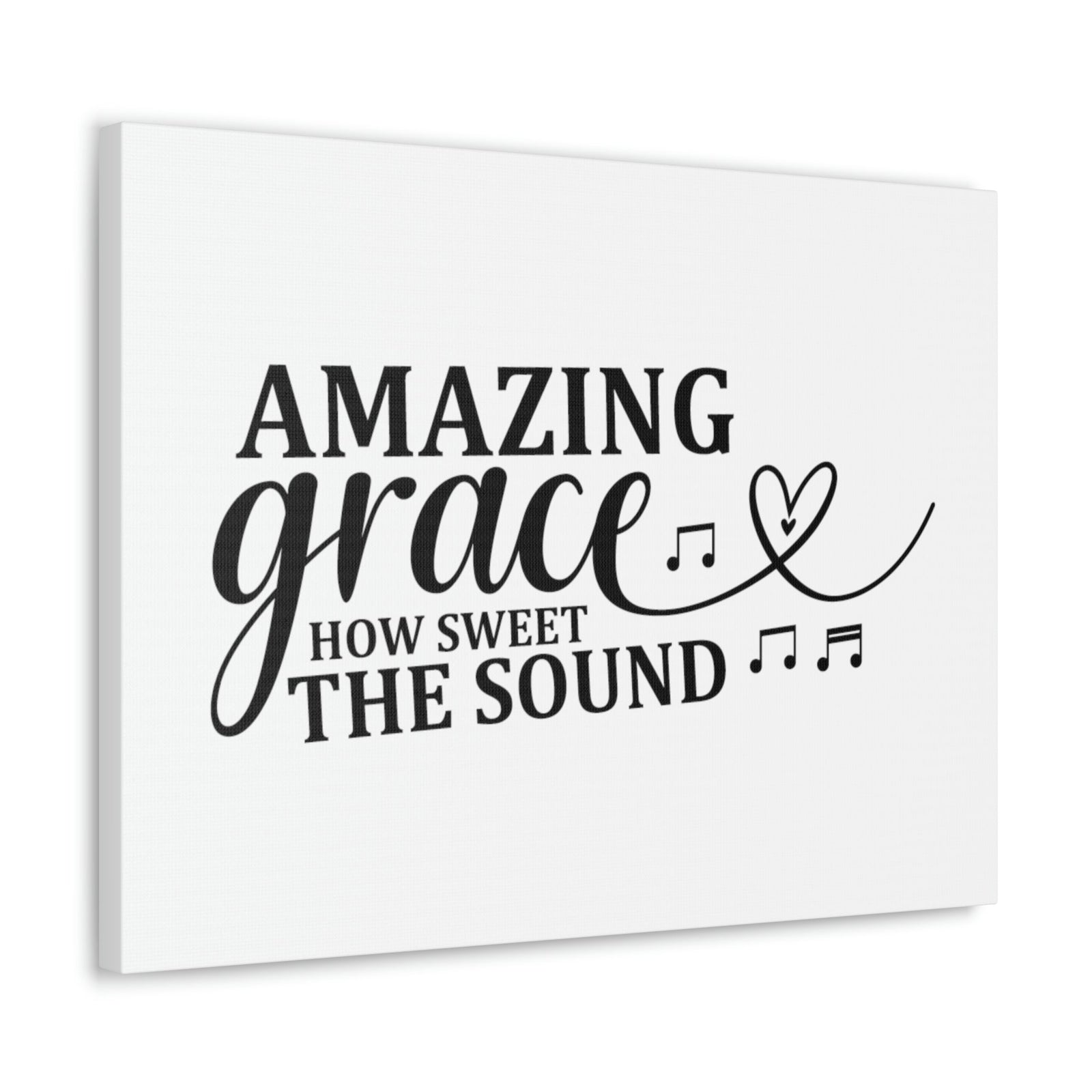 Scripture Walls Amazing Grace Ephesians 2:8-9 Music Note Christian Wall Art Bible Verse Print Ready to Hang Unframed-Express Your Love Gifts