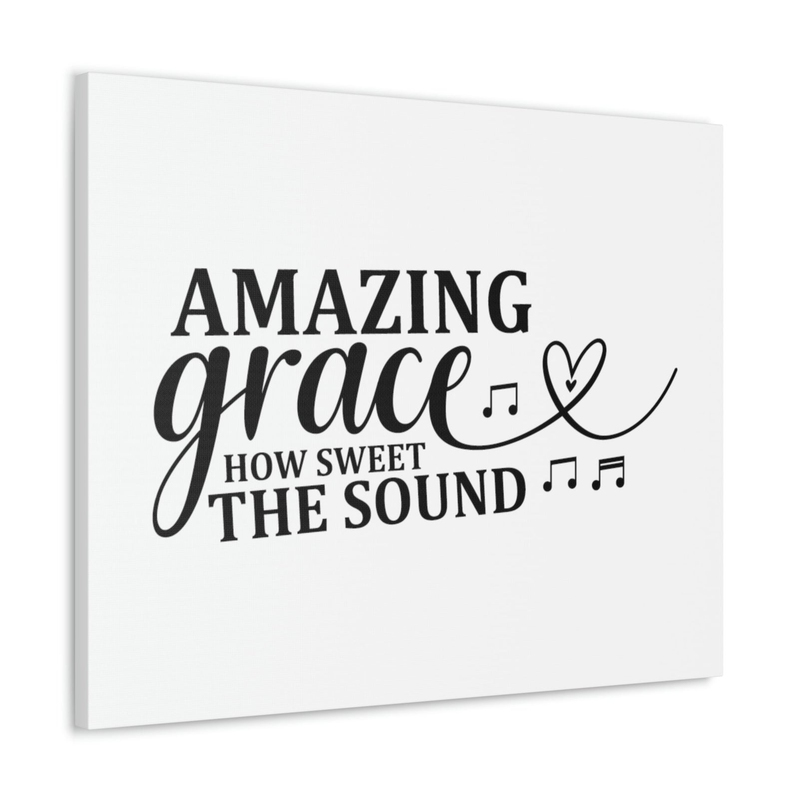 Scripture Walls Amazing Grace Ephesians 2:8-9 Music Note Christian Wall Art Bible Verse Print Ready to Hang Unframed-Express Your Love Gifts