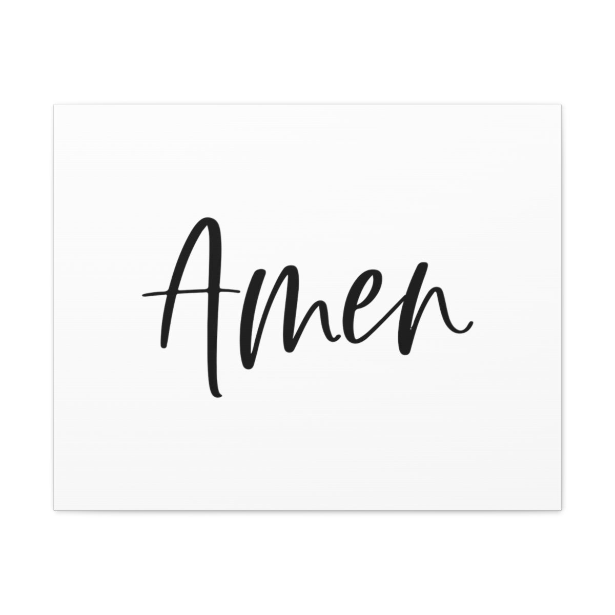 Scripture Walls Amen White Psalms 106:48 Christian Wall Art Bible Verse Print Ready to Hang Unframed-Express Your Love Gifts