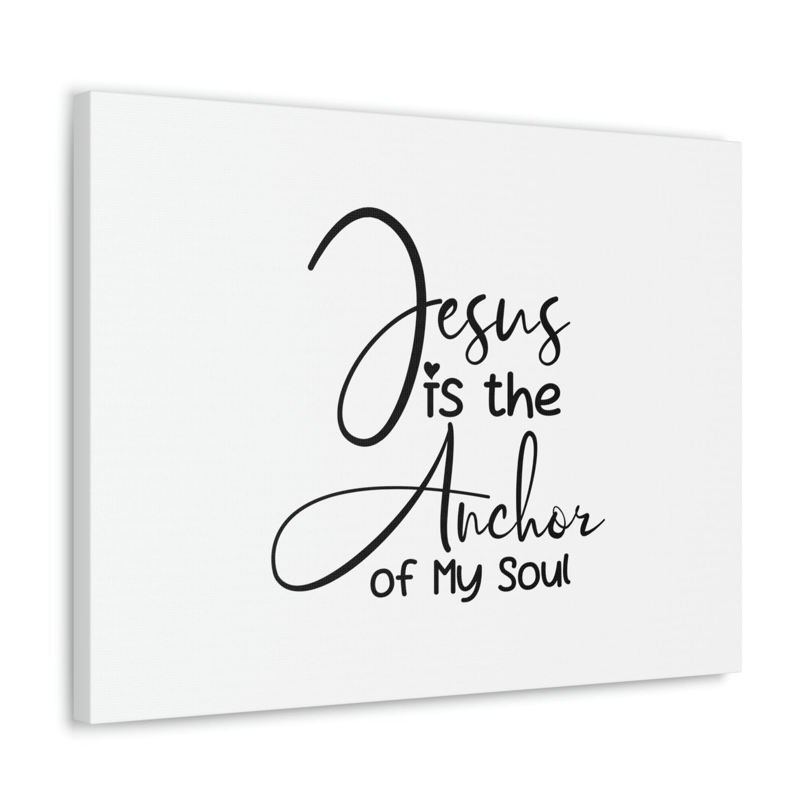 Scripture Walls Anchor Of My Soul Hebrews 6:19 White Christian Wall Art Bible Verse Print Ready to Hang Unframed-Express Your Love Gifts